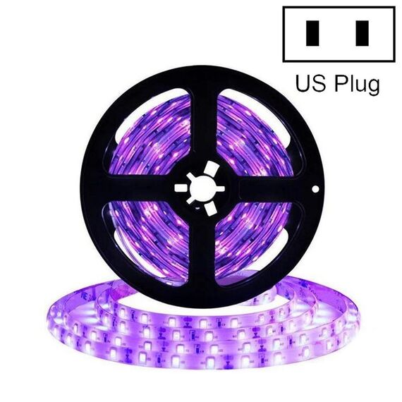 3528 SMD UV Purple Light Strip Striscia epossidica Lampada a LED decorativa Striscia di luce decorativa, Stile: Bare Board 10m (spina USA)