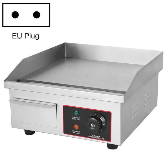 Fuyi Commercial Desktop Electric Stufa Electric Acciaio inossidabile Ghisa Ghisa Ghisa Pancake Griddle Electric, spina UE (ad es. 818b)