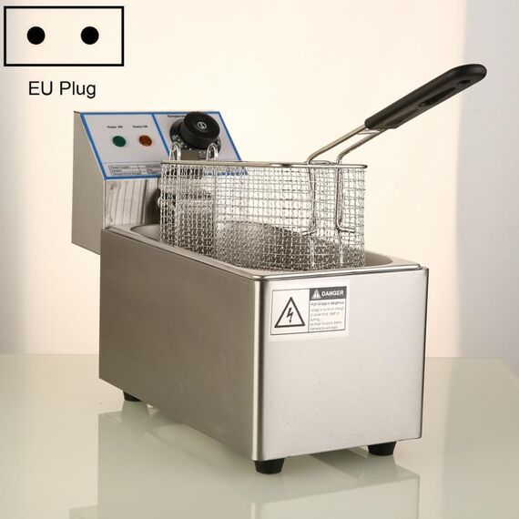 Friggitrice elettrica a 4 litri di friggitrice per la frigorifero singolo del desktop piccolo friggitrice elettrica, spina dell'UE