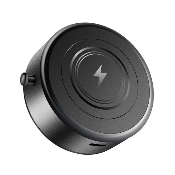 AIMITE M8 Caricabatterie wireless per auto Supporto per telefono Ventosa a vuoto Supporto magnetico forte (nero ossidato)
