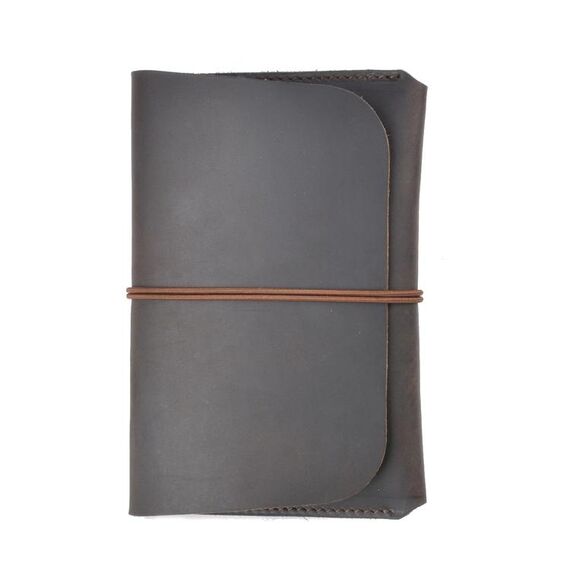 Crazy Horse Skin Passport Bag Bag Document Holder Retro Boarding Pass Portafoglio Carta portafoglio (caffè)