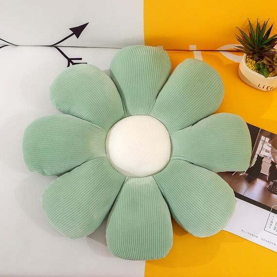 Piccolo flower daisy morbido cuscino cuscino elastico 72 cm (verde scuro)