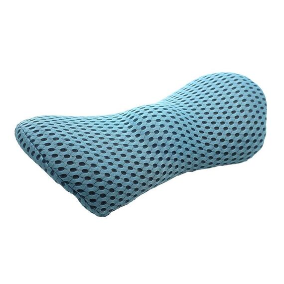 Forniture per auto Supporto lombare Memory Foam Automobile Sciambia Cuscino Lombare Cuscino Sedile Cuscino Lombare Cuscino, Colore: 4D Grid Blue