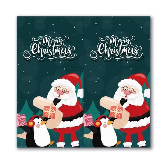 Autoadesivi di guarnizione della tenuta del contenitore rettangolare di Christmas di Buon Natale (C4)