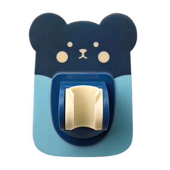 5 pezzi LY006 Cartoon doccia Staffa di regolazione universale Bagno Doccia Doccia Base fissa (blu)