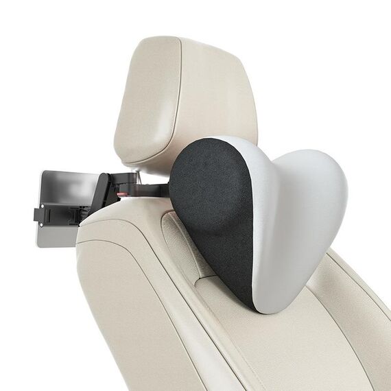 A09 seggiolino per automobile Memory foam comodo cuscino per collo comodo, stile: con supporto (bianco)