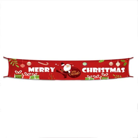 Ornamenti natalizi Lettere Banner Banner Festive Scene Disposition Props, Dimensioni: 300 x 50 cm (001)