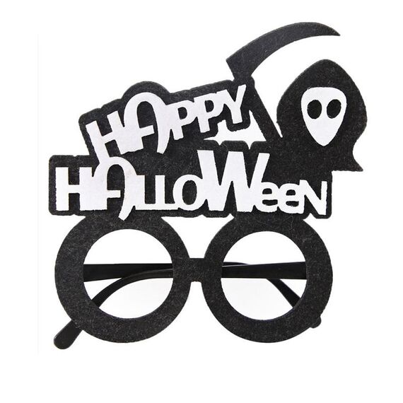 3 PCS Halloween Decorazione Glasshi divertenti Scheletro Scheletro Spider Horror Props falce