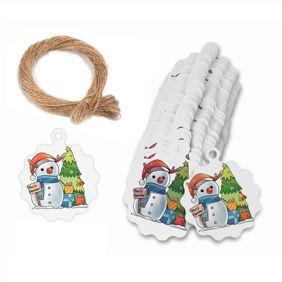 5 pacchi Set di carte da regalo per tag di carta Kraft Christmas (L-29)