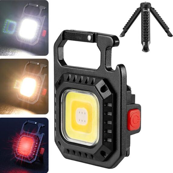 E-SMARTER W5130 mini portachiavi torcia portatile a luce forte, specifica: con staffa