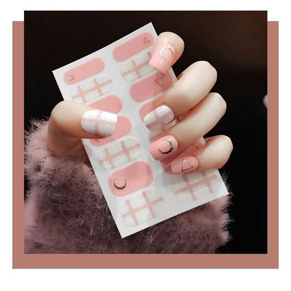 10 PCS Adesivo per nail art impermeabile con stampa a caldo 3D (Z/A111)