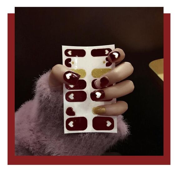 10 PCS 3D Hot Stamping Impermeabile Nail Art Sticker (Z/A116)