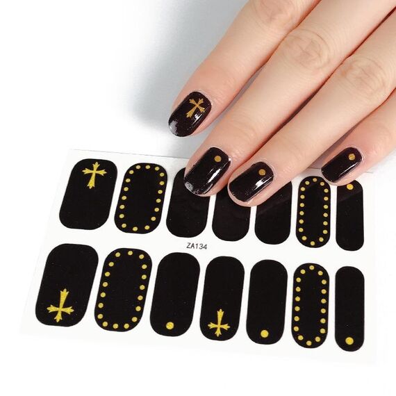 10 PCS Adesivo per nail art impermeabile con stampa a caldo 3D (Z/A134)