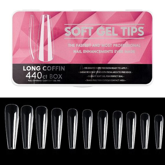 Piastra per unghie per manicure senza cuciture ultrasottile antigraffio, forma: 07 balletto lungo