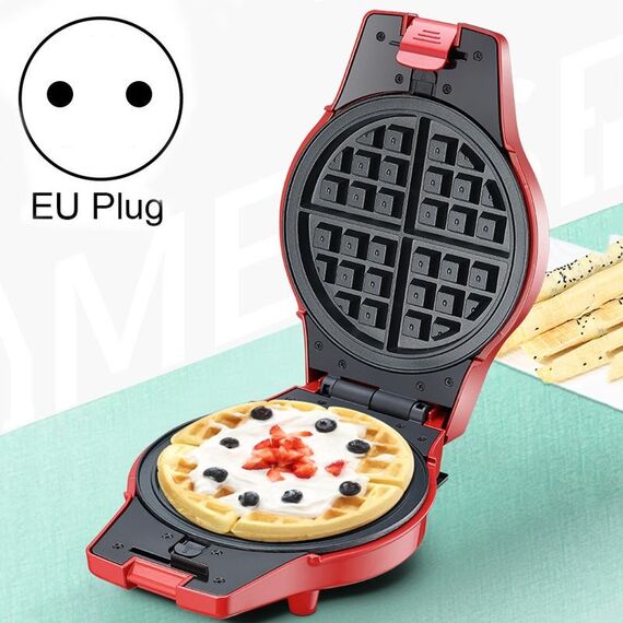3-in-1 Teglia da forno elettrica multifunzione 3-in-1 Macchina per la colazione per panini con ciambelle Macchina per cialde Macchina per pizza, spina europea