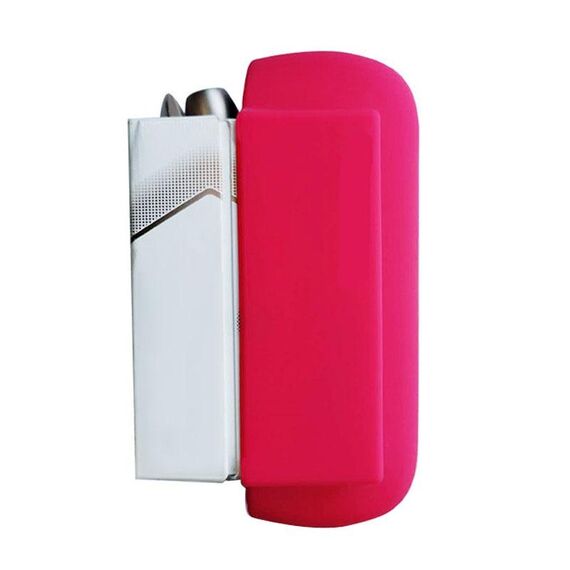 Custodia protettiva in silicone per portasigarette per IQO 3.0 / 3.0 DUO (rosso anguria)