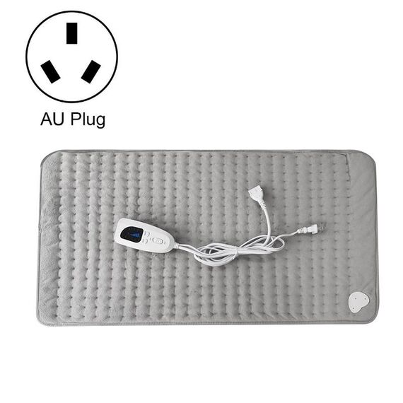 Coperta riscaldante elettrica per fisioterapia domestica, dimensioni: 40x30 cm, tipo di spina: spina AU (grigio argento)