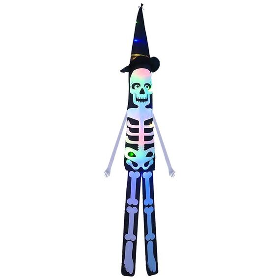 Luci a sospensione a LED di Halloween Luci decorative per festival di fantasmi, Stile: Scheletro (colorato)