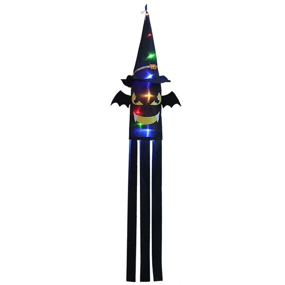 Luci a sospensione a LED di Halloween Luci decorative per festival di fantasmi, Stile: pipistrello (colorato)