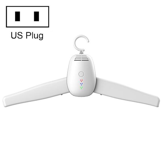 Asciugascarpe pieghevole con mini asciugatrice da 150 W con funzione di sterilizzazione UV Spina americana