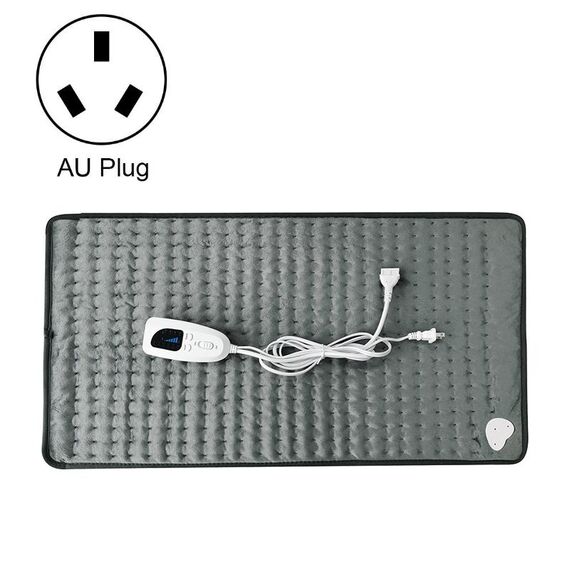 Coperta riscaldante elettrica per fisioterapia domestica, dimensioni: 60x30 cm, tipo di spina: spina AU (grigio scuro)