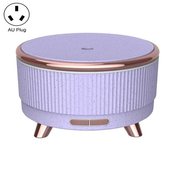 Diffusore di aromaterapia ad ultrasuoni Umidificatore Diffusore di oli essenziali Spina AU (Punto di fiori viola)