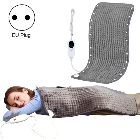 Coperta riscaldante elettrica Cuscinetto per fisioterapia riscaldante Cuscinetto per pancia in vita calda con fibbia 43 x 84 cm (spina UE)