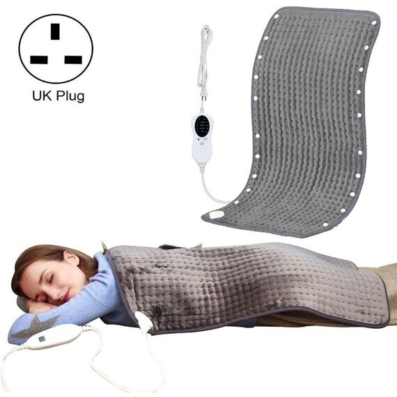 Coperta riscaldante elettrica Cuscinetto per fisioterapia riscaldante Cuscinetto per pancia in vita calda con fibbia 50 x 100 cm (spina del Regno Unito)