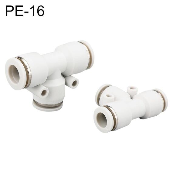 PE-16 LAIZE Connettore pneumatico a raccordo rapido a T tipo T PE