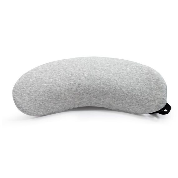Cuscino per colonna vertebrale lombare in memory foam Cuscino lombare per dormire per donne incinte (mezzaluna grigio chiaro)