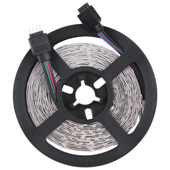 Smart Bluetooth APP Control Bare Board 2835 SMD RGB LED Rope Light, 60 LED/m, Lunghezza: 5m, 12V 2A 100-240V(EU Plug)