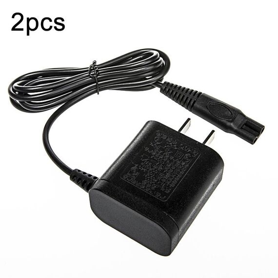 Adattatore per caricabatterie per rasoio da 2 pezzi HQ850 8V per PHILIPS HQ915 HQ916 HQ988 HQ909 S5077, spina americana