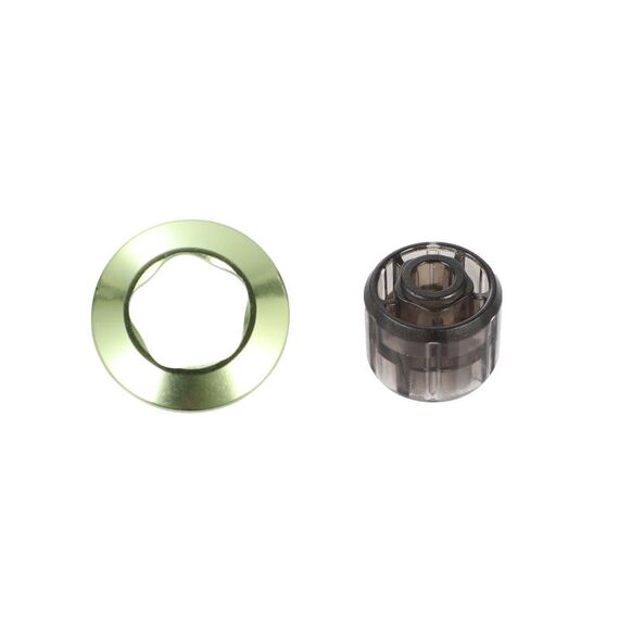 Per IQOS ILUMA / Prime Tappo per sigaretta elettronica Rod Single Five Rings con strumento di rimozione per sostituire il tappo colorato (Green Plain)