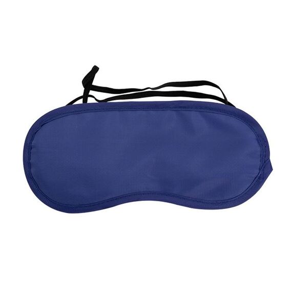 Maschera di protezione per gli occhi monouso in poliestere traspirante tinta unita (blu)