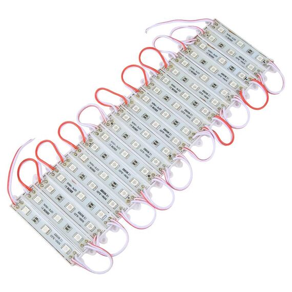 60LEDs 5050 Moduli LED SMD Luce decorativa a luce rossa, DC 12V