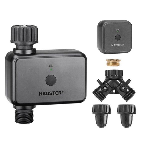 NADSTER Bluetooth WiFi Controller remoto automatico temporizzato per l'irrigazione dei fiori, specifica: doppia uscita