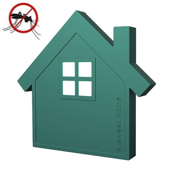 LJ-MWQ Spina USB Luce notturna ad ultrasuoni Repellente per zanzare Lampada repellente per zanzare per uso domestico(Verde)