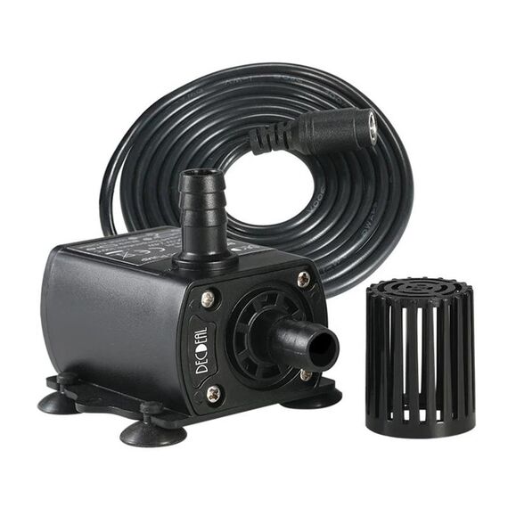 Pompa ad acqua per fontana a circolazione di acqua fredda senza spazzole micro solare DC12V, modello: QR50H
