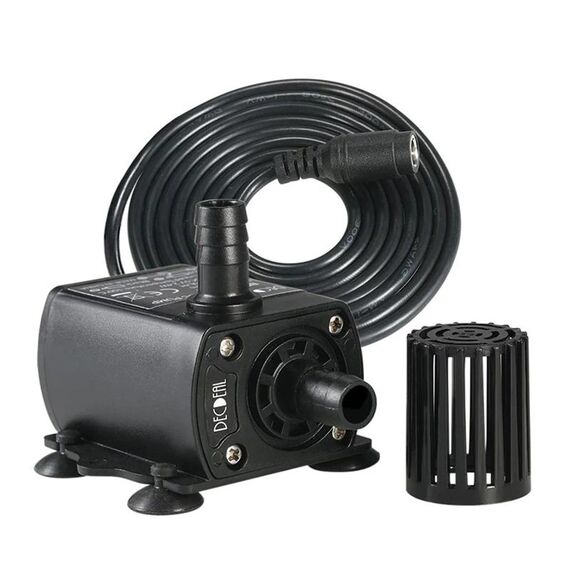 Pompa ad acqua per fontana a circolazione di acqua fredda senza spazzole micro solare DC12V, modello: QR50C