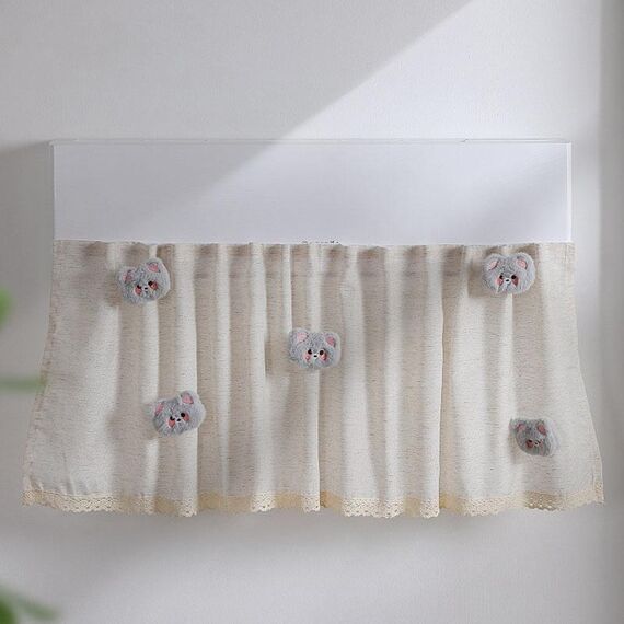 Parabrezza per condizionatore d'aria, anti-soffiaggio diretto, per bambini, modello: Gray Bear