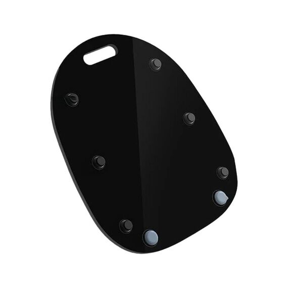Tappetino antiscivolo in acrilico per frullatore Bimby TM5 TM6 (nero)