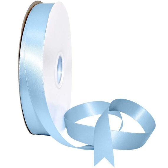 Nastro in poliestere da 2,5 cm x 91 m, confezione regalo, decorazione per torta, matrimonio, colore: blu argento 311
