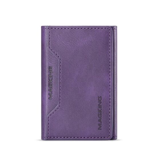 DG.MING MAGKING-K2 Series MagSafe RFID Card Bag (viola)