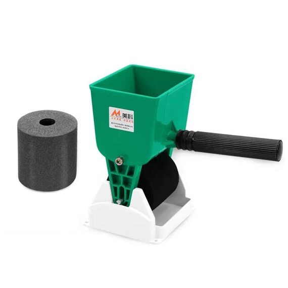 MYTEC Applicatore di colla manuale a rullo, tipo incollatrice, piccola macchina per incollaggio manuale, stile: 3 pollici, non regolabile