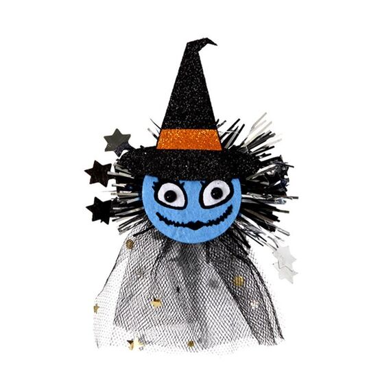 Fermagli per capelli di Halloween, accessori per capelli, gioielli per feste per bambini, stile: strega