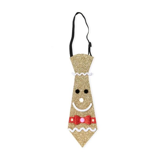 Natale Bambini Cartone Animato Cravatte Festa di Natale Prestazioni Costume Props, Colore: Gingernia