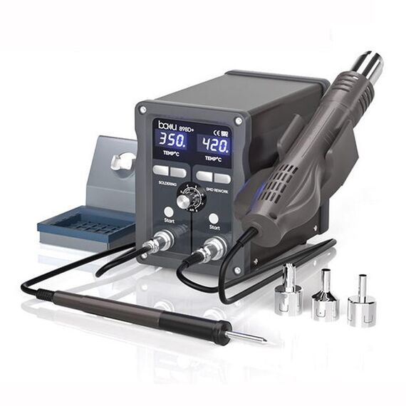 Stazione di saldatura BAKU BA-898D+ T12 Temperatura regolabile Saldatore elettrico digitale per riparazione telefono Spina USA 110V