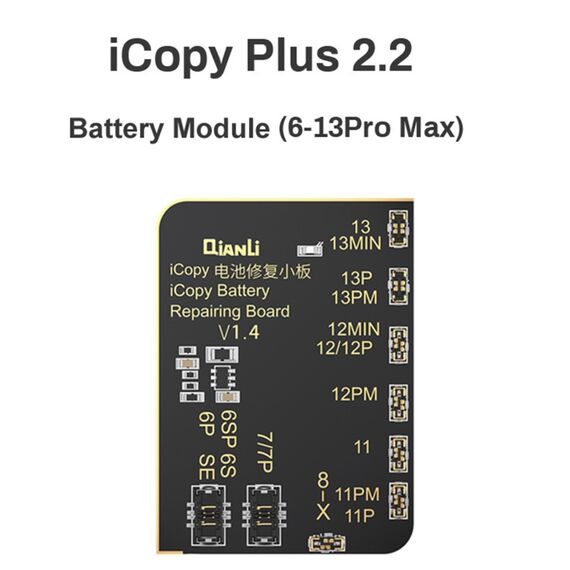 Programmatore Qianli iCopy Plus 2.2 per iPhone 6-13 Pro Max, modulo batteria EDA004071604 6922481338402