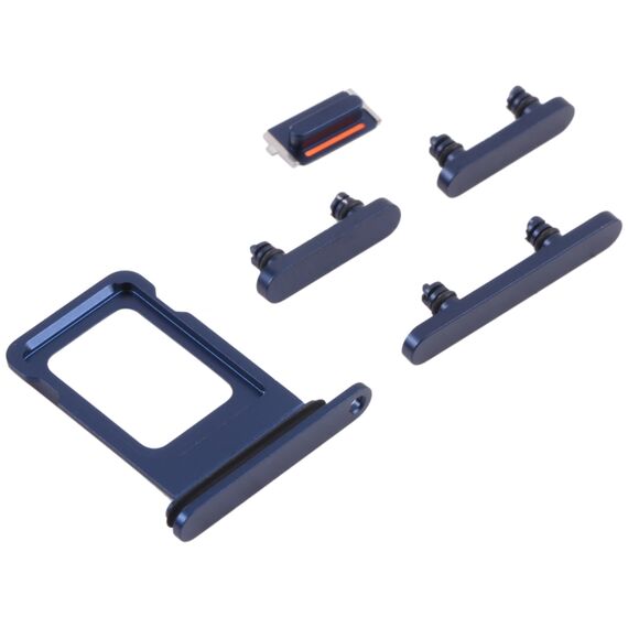 Vassoio scheda SIM x2 e tasti laterali per iPhone 13 blu IP130008L 6922602381902