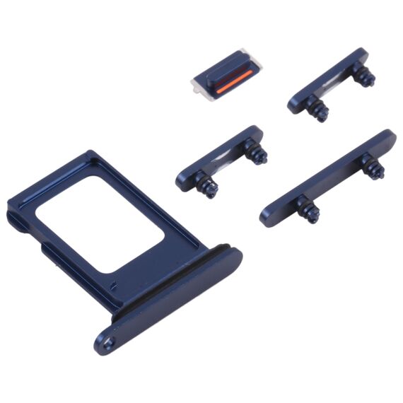 Vassoio scheda SIM x2 e tasti laterali per iPhone 13 blu IP130008L 6922602381902